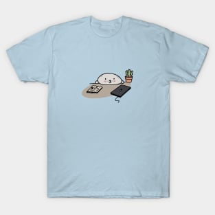 Life of a seal engr - Work from home setup T-Shirt